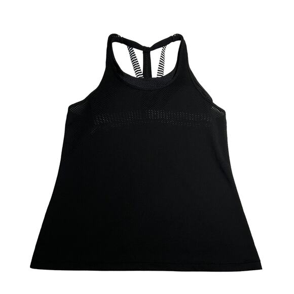 Lorna Jane Sleeveless Racerback Mesh Tank with Attached Sports Bra Size Medium - Picture 1 of 11